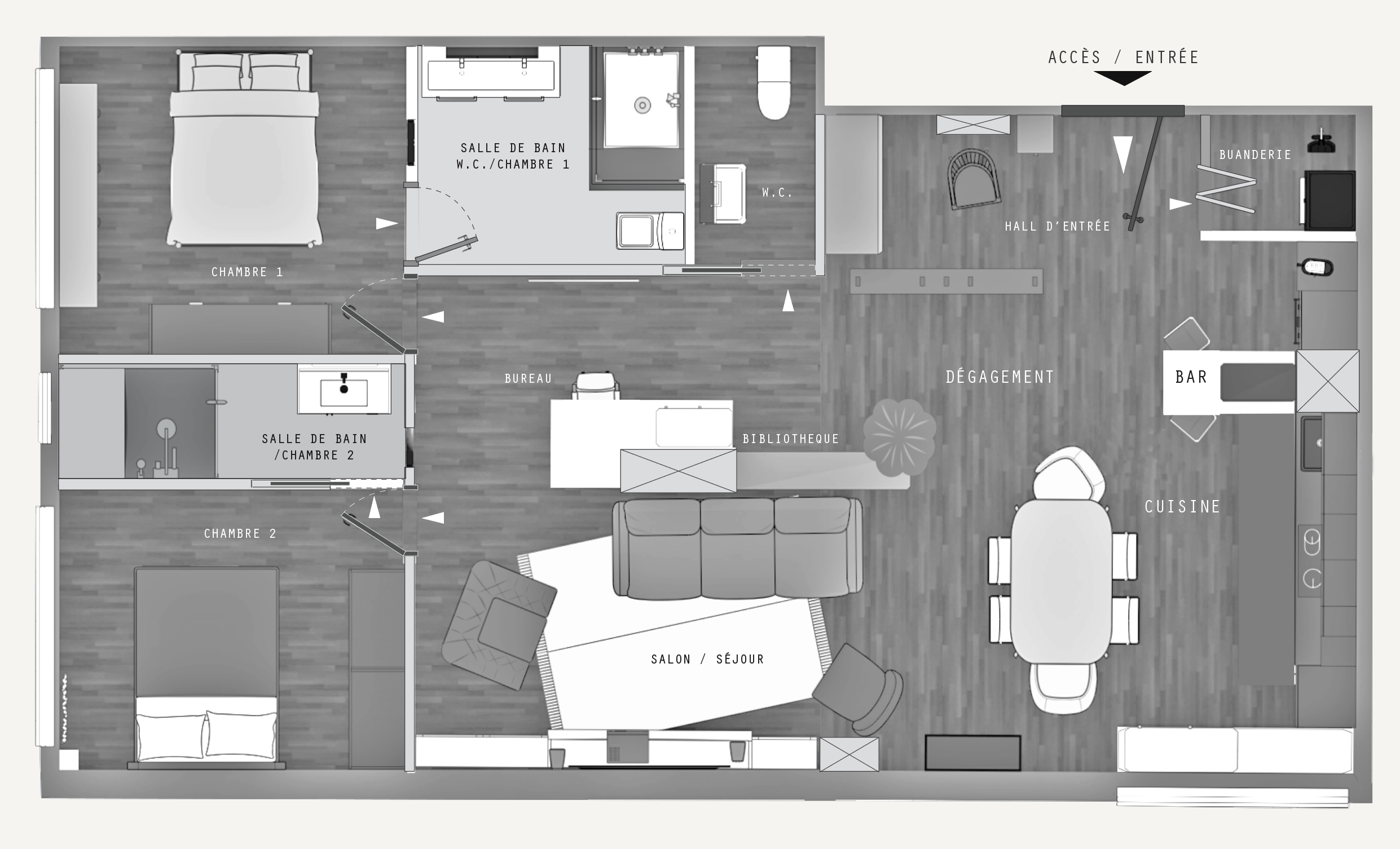 Plan aménagement Blanqui